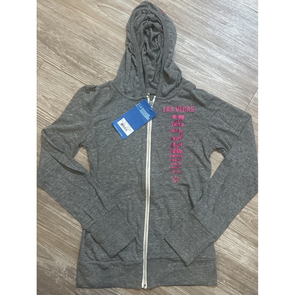 Brooks Las Vegas Full Zip Hoodie Sweatshirt Marathon Rock N Roll‎ NEW XS